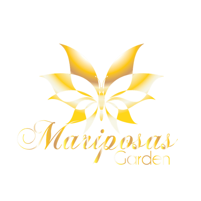 Mariposas Garden butterfly logo