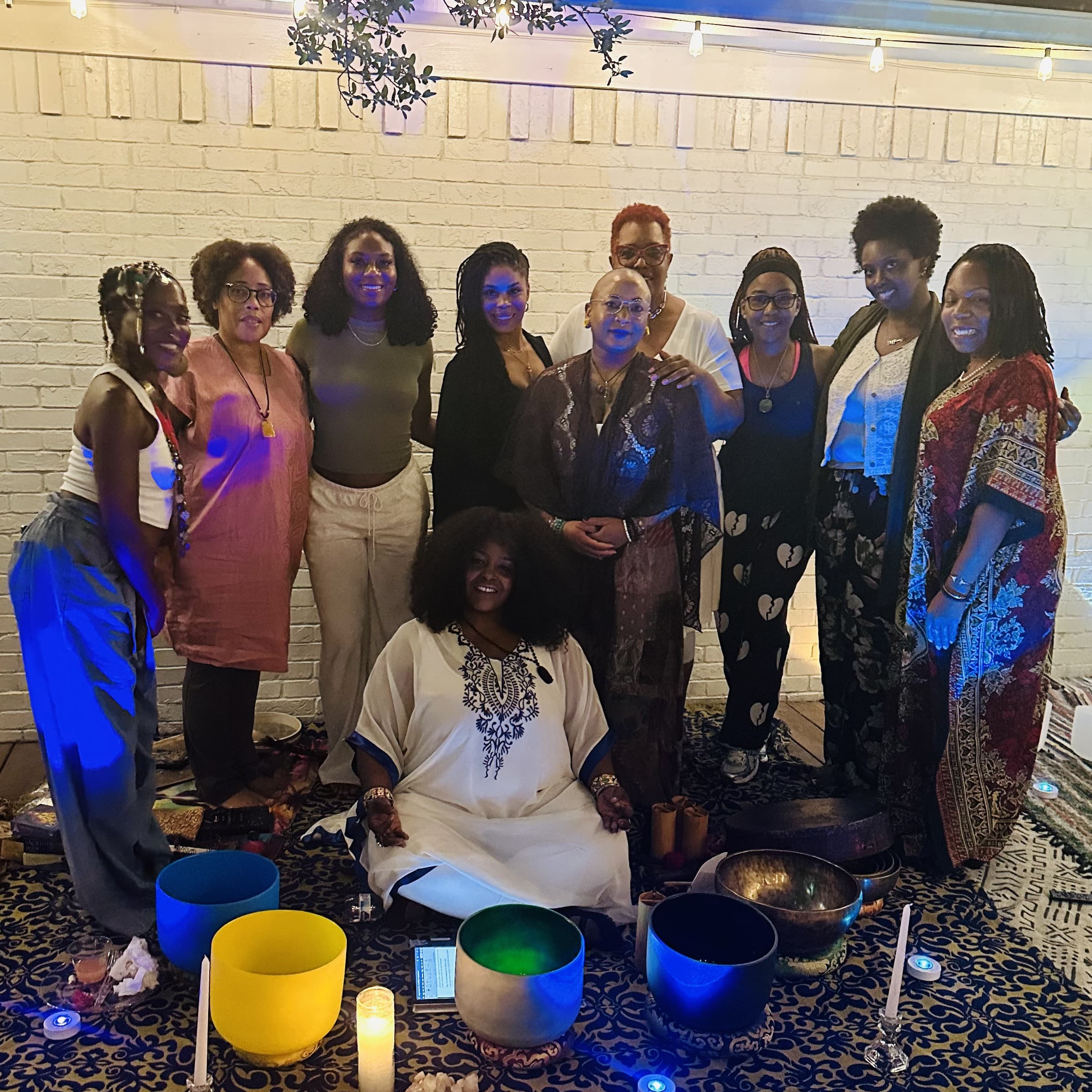 Community wellness event group photo